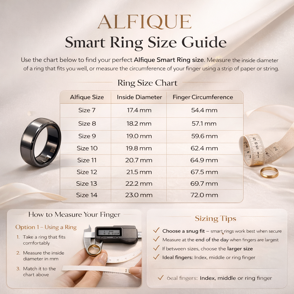 ALFIQUE Smart Ring
